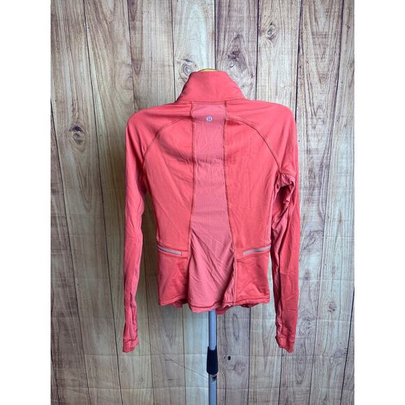 Lululemon 1/2 zip Pullover Red Size 4 - Picture 4 of 6
